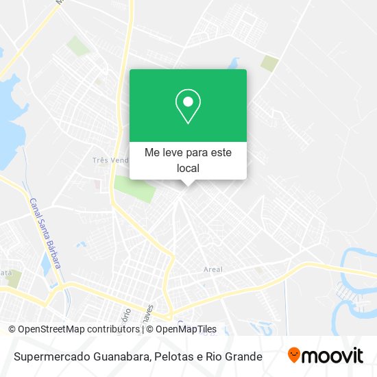 Supermercado Guanabara mapa