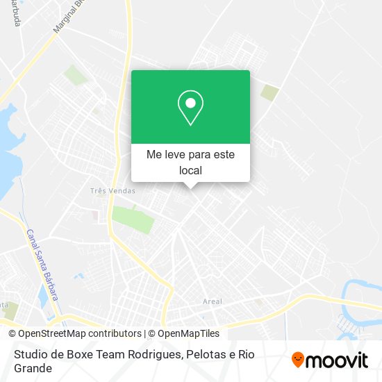 Studio de Boxe Team Rodrigues mapa