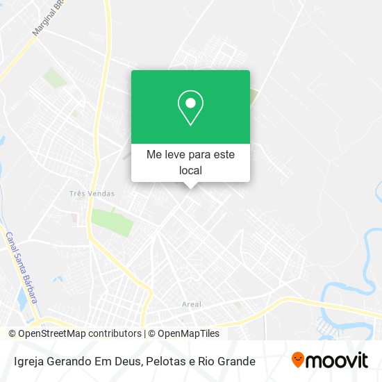 Igreja Gerando Em Deus mapa