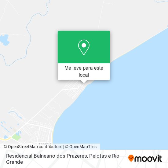 Residencial Balneário dos Prazeres mapa