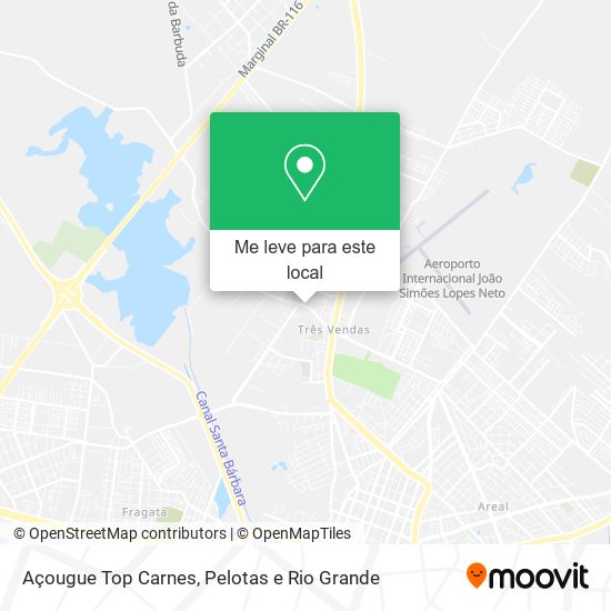 Açougue Top Carnes mapa