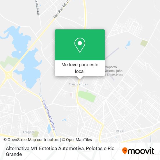 Alternativa M1 Estética Automotiva mapa