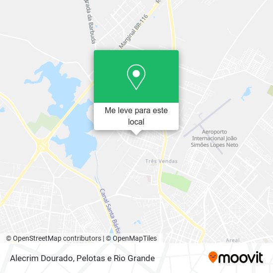 Alecrim Dourado mapa