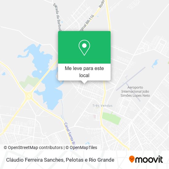 Cláudio Ferreira Sanches mapa