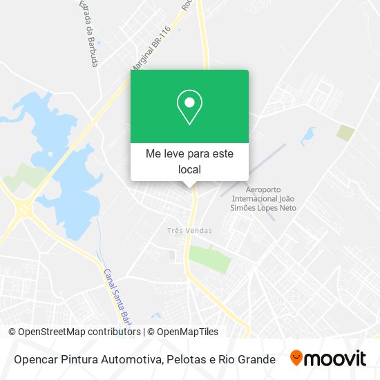 Opencar Pintura Automotiva mapa