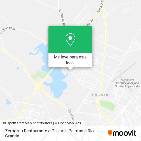 Zerograu Restaurante e Pizzaria mapa