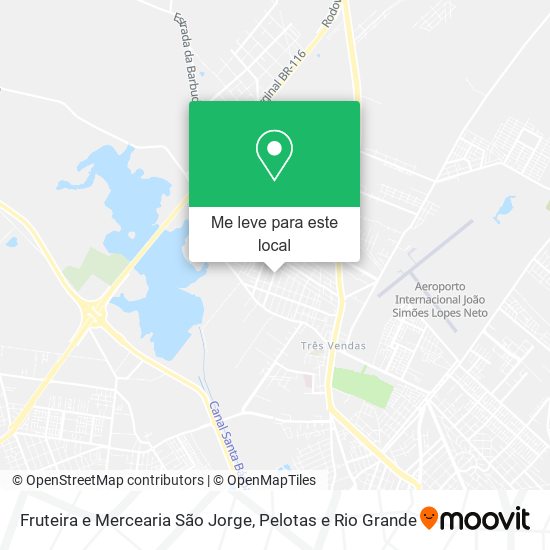 Fruteira e Mercearia São Jorge mapa