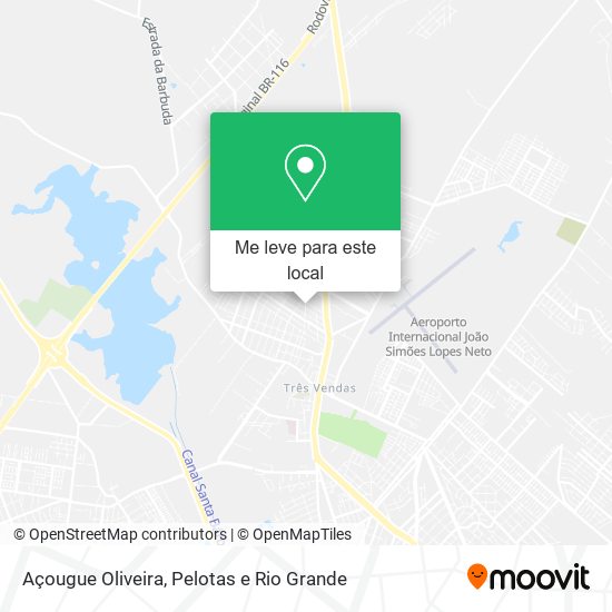 Açougue Oliveira mapa
