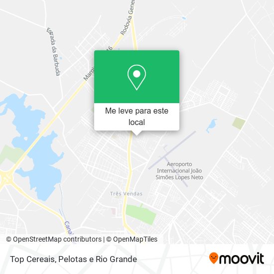 Top Cereais mapa