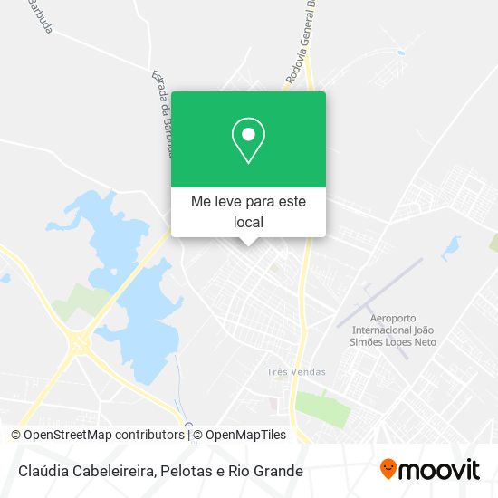 Claúdia Cabeleireira mapa