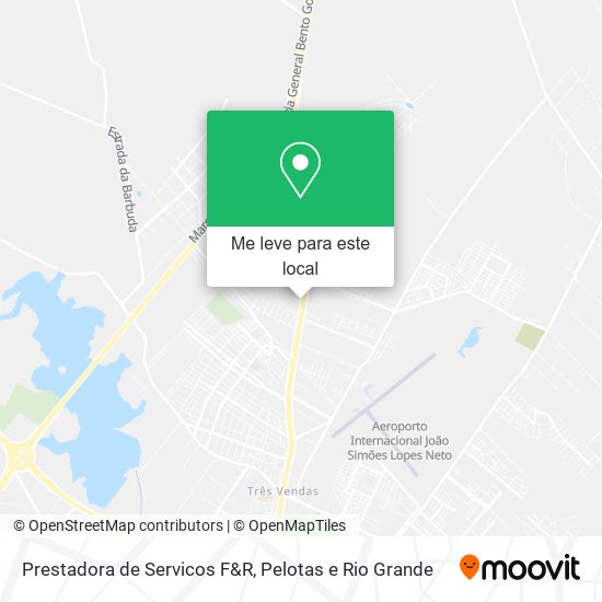 Prestadora de Servicos F&R mapa