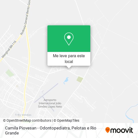 Camila Piovesan - Odontopediatra mapa