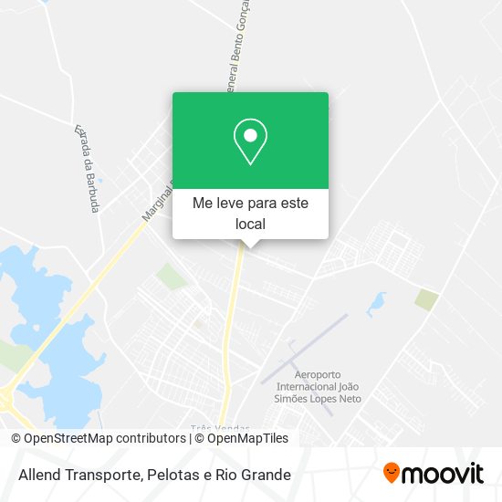 Allend Transporte mapa