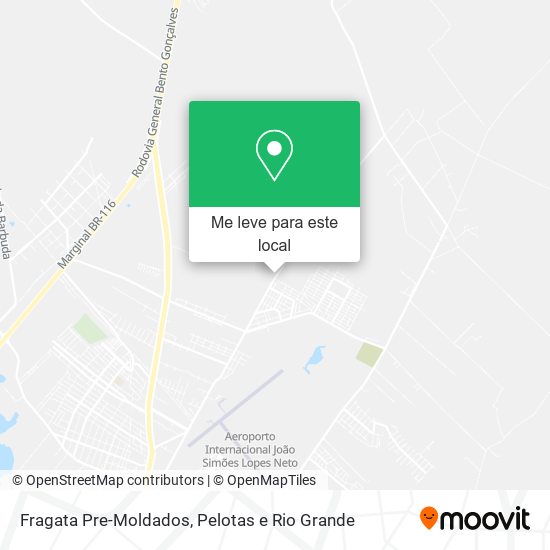 Fragata Pre-Moldados mapa