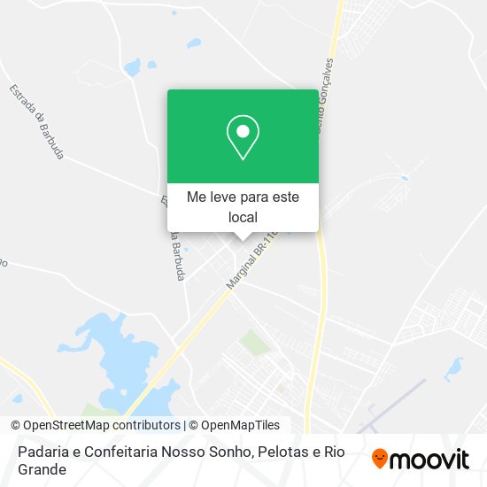 Padaria e Confeitaria Nosso Sonho mapa