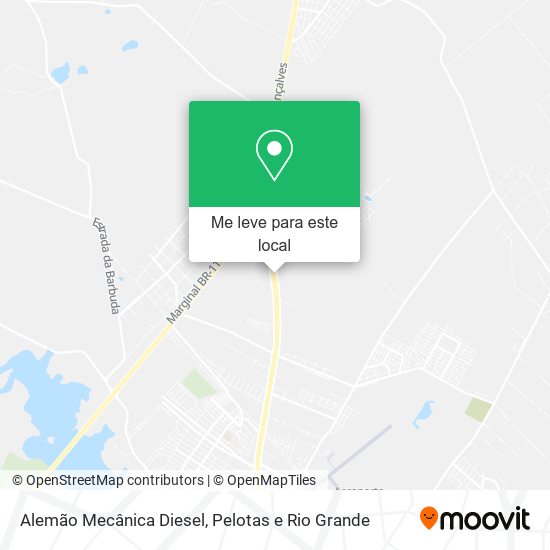 Alemão Mecânica Diesel mapa