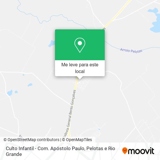 Culto Infantil - Com. Apóstolo Paulo mapa