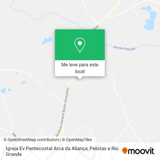 Igreja Ev Pentecostal Arca da Aliança mapa