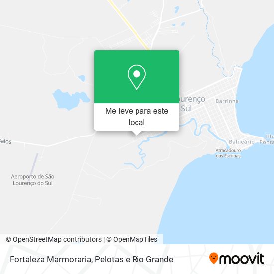 Fortaleza Marmoraria mapa