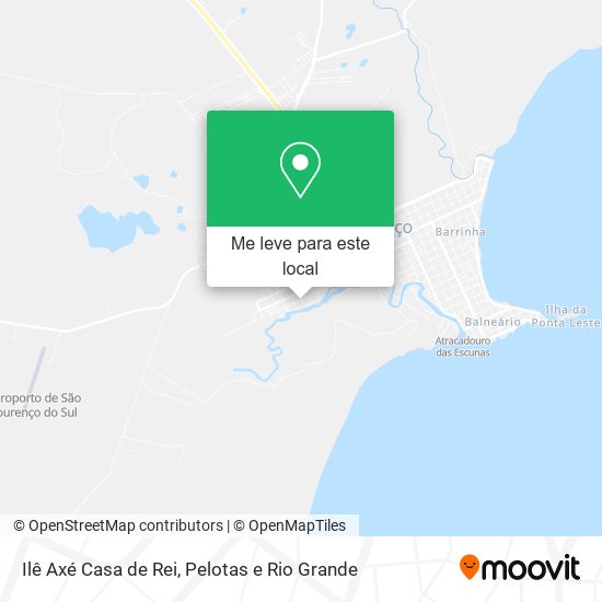 Ilê Axé Casa de Rei mapa