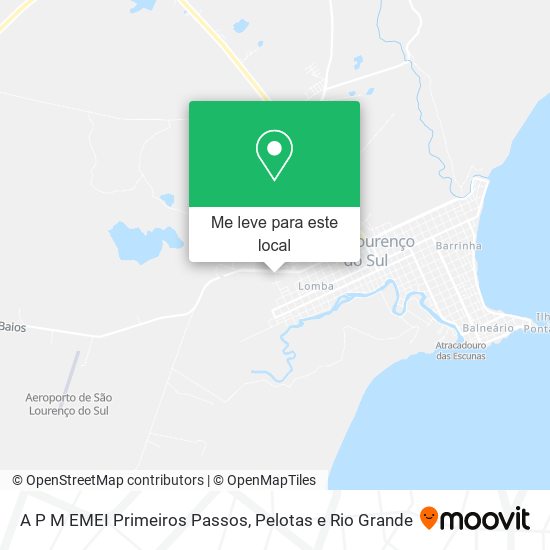 A P M EMEI Primeiros Passos mapa