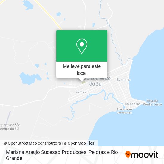 Mariana Araujo Sucesso Producoes mapa