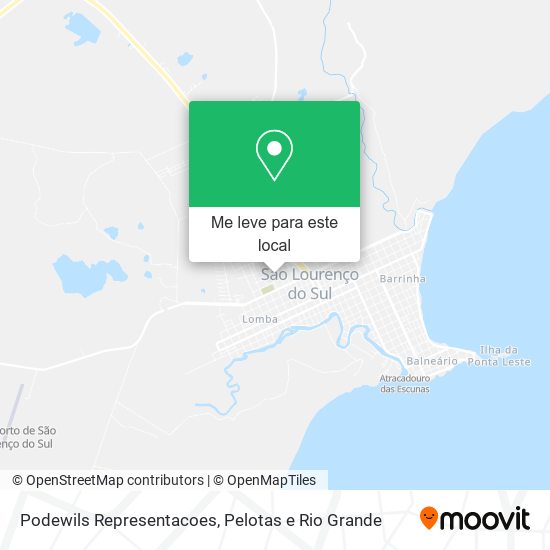 Podewils Representacoes mapa