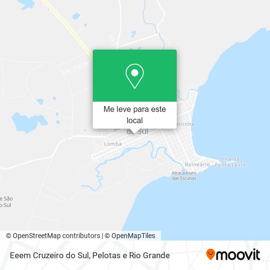 Eeem Cruzeiro do Sul mapa