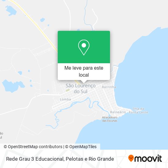 Rede Grau 3 Educacional mapa