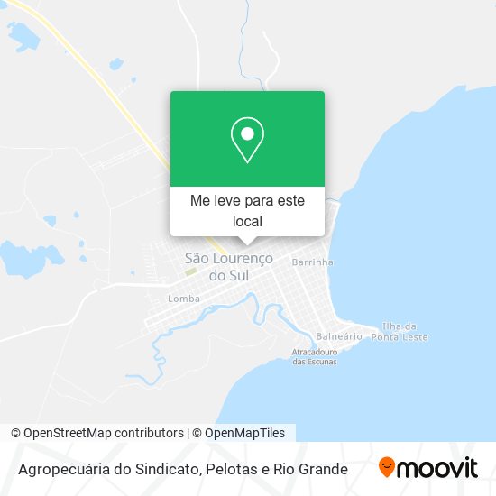 Agropecuária do Sindicato mapa