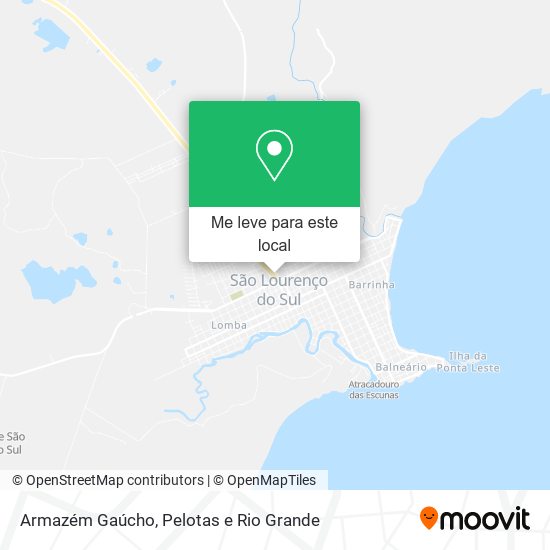 Armazém Gaúcho mapa