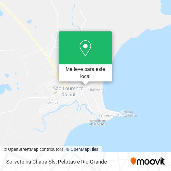 Sorvete na Chapa Sls mapa