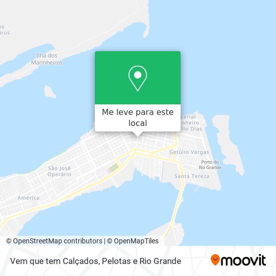 Vem que tem Calçados mapa