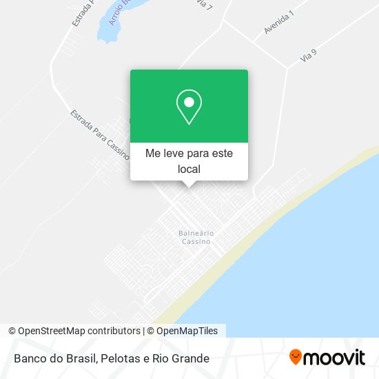 Banco do Brasil mapa