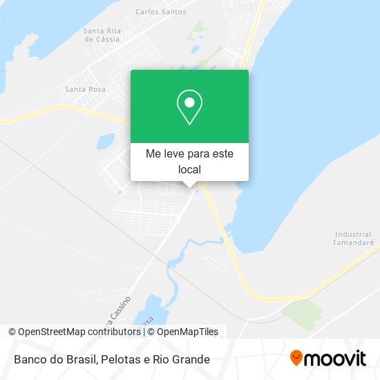 Banco do Brasil mapa