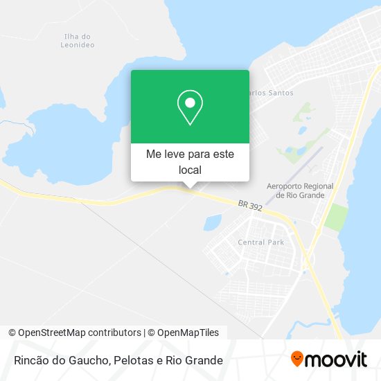 Rincão do Gaucho mapa