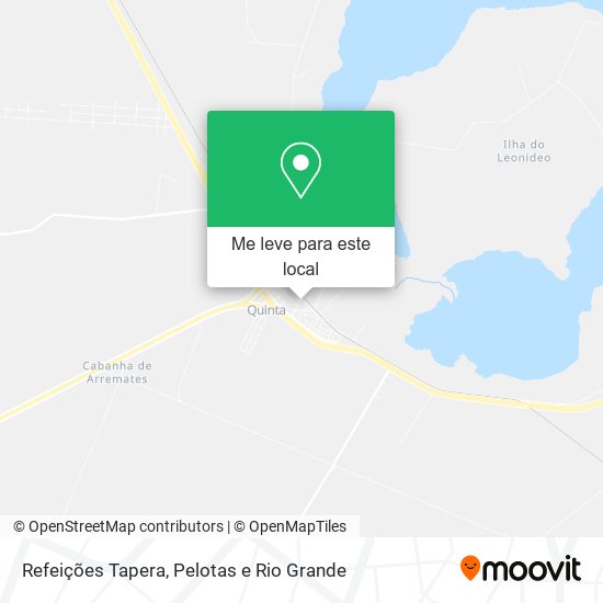 Refeições Tapera mapa