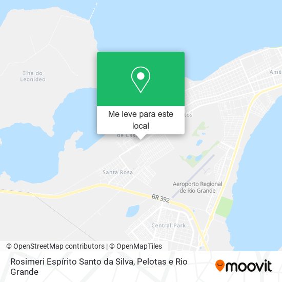 Rosimeri Espírito Santo da Silva mapa