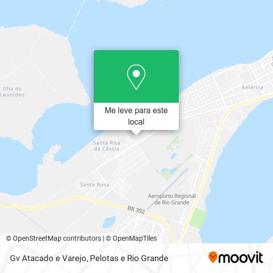 Gv Atacado e Varejo mapa