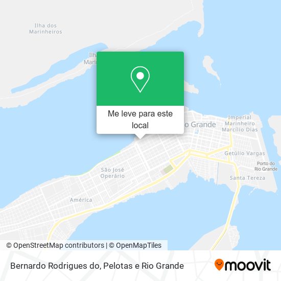 Bernardo Rodrigues do mapa