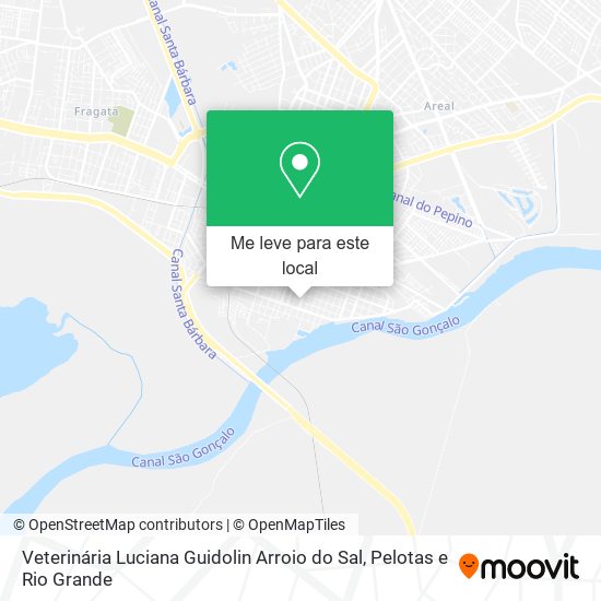 Veterinária Luciana Guidolin Arroio do Sal mapa
