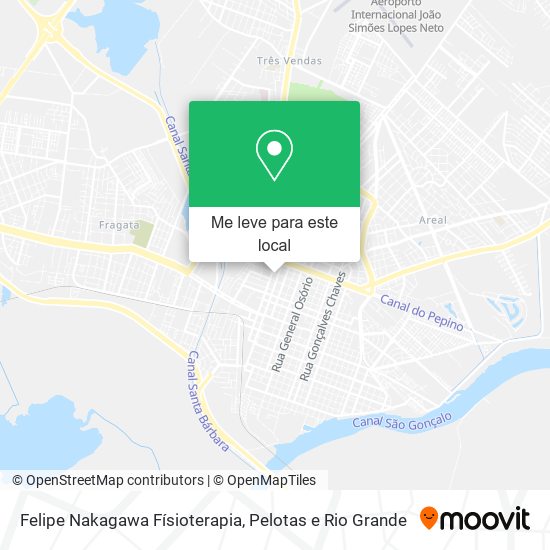 Felipe Nakagawa Físioterapia mapa