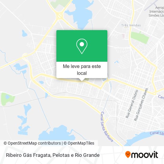 Ribeiro Gás Fragata mapa