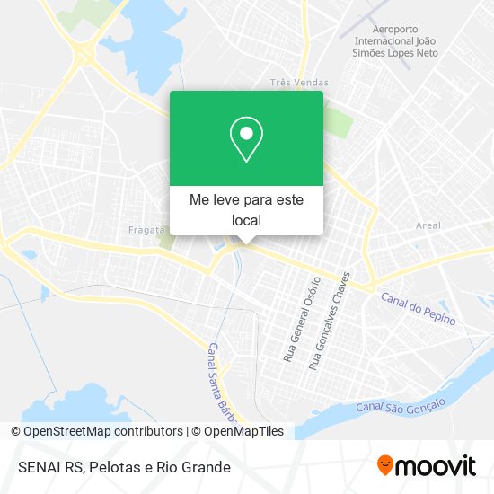 SENAI RS mapa