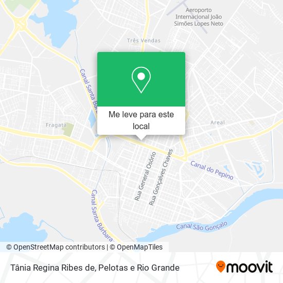 Tânia Regina Ribes de mapa