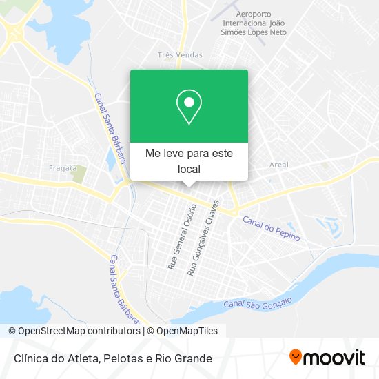 Clínica do Atleta mapa
