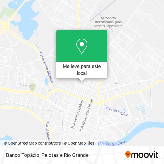 Banco Topázio mapa