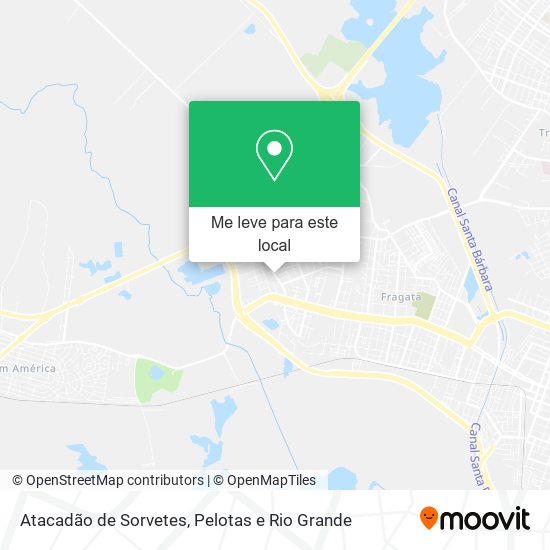Atacadão de Sorvetes mapa