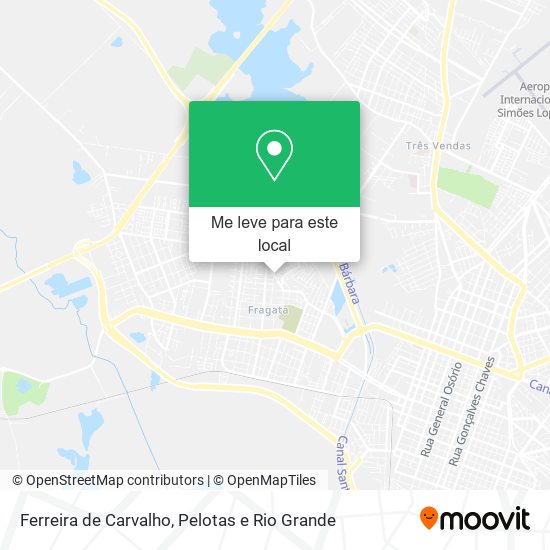 Ferreira de Carvalho mapa