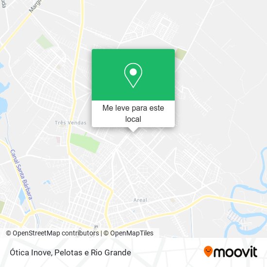 Ótica Inove mapa
